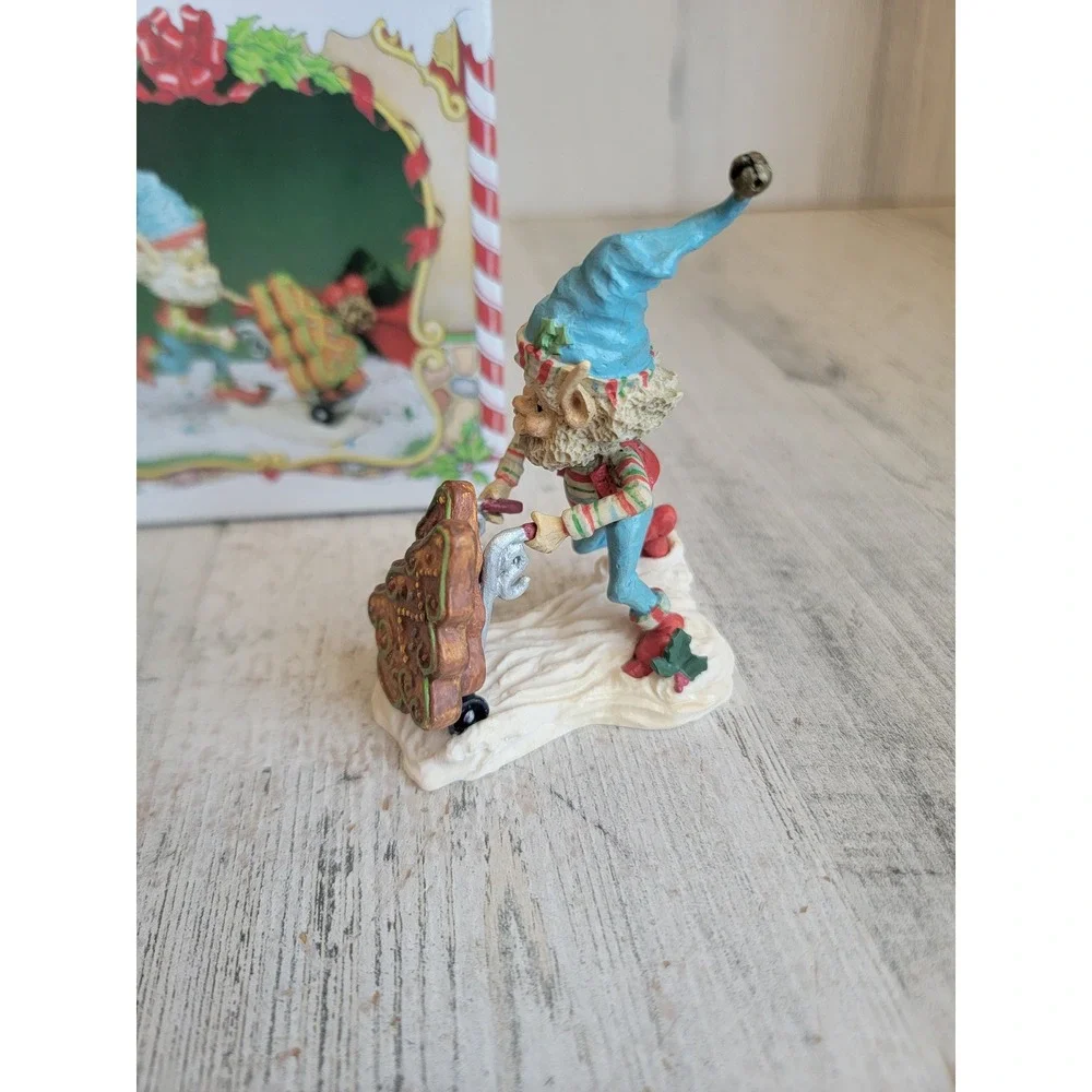 Enesco Fronsie elf cookie carter vintage North Pole accessory Village Santa's